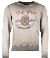 Top Gun Sweatshirt ronde hals "Smoking Monkey"