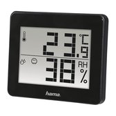 Hama TH-130 Thermo/Hygrometer  - Digitaal - Zwart