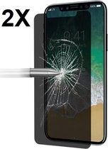 iPhone 11 Pro Max - Screenprotector - iPhone Xs Max Privacy Screen Protector 2x Bescherm Glas