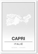 Poster/plattegrond CAPRI - 30x40cm