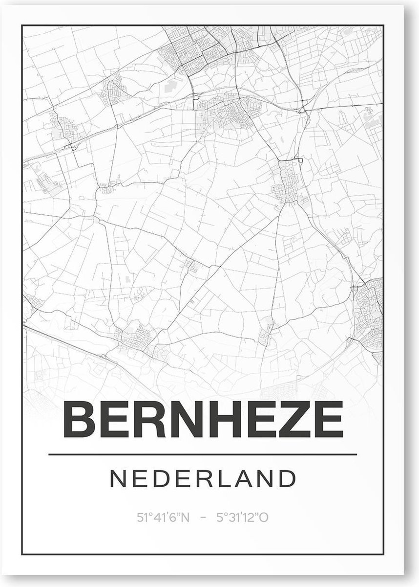 Poster/plattegrond BERNHEZE - A4