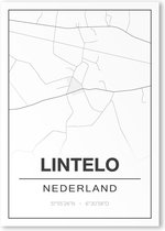 Poster/plattegrond LINTELO - A4