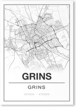 Poster/plattegrond GRINS - A4