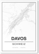 Poster/plattegrond DAVOS - A4