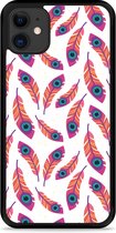 iPhone 11 Hardcase hoesje Feather Art - Designed by Cazy