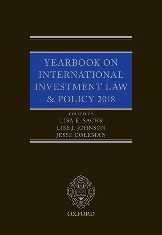 Yearbook on International Investment Law & Policy 2018 - cover