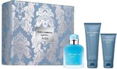 Dolce & Gabbana LIGHT BLUE EAU INTENSE POUR HOMME SET 3 pz