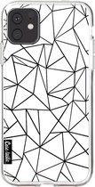 Casetastic Apple iPhone 11 Hoesje - Softcover Hoesje met Design - Abstraction Outline Print