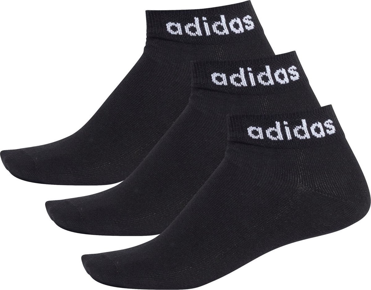 adidas NC Ankle 3pp Enkelsokken 34 36 Zwart