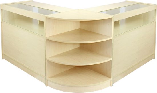 Libra Maple Shop Counter & Retail Display Set