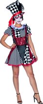 Rubie's Verkleedkostuum Pierrot Dames Zwart/wit Maat 42