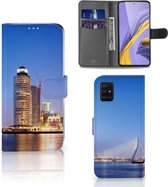 Geschikt voor Samsung Galaxy A51 Flip Cover Rotterdam