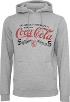 Heren Old Coca Cola Logo Hoody grijs