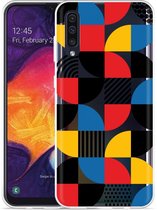 Galaxy A50 Hoesje Abstract Pattern - Designed by Cazy