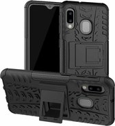 Samsung Galaxy A20e hoes - Schokbestendige Back Cover - Zwart