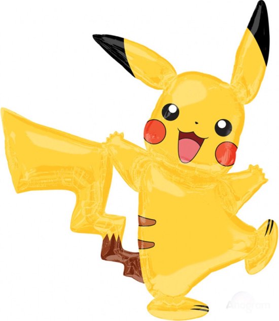 AMSCAN - Aluminium Pokemon Pikachu ballon - Decoratie > Ballonnen
