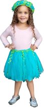 GREAT PRETENDERS  INTERNATIONAL - Blauwe en groene zeemeermin tutu met krans voor meisjes - Accessoires > Rokken, Tutu's