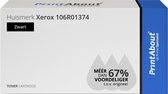 PrintAbout - Alternatief voor de Xerox 106R01374 / zwart