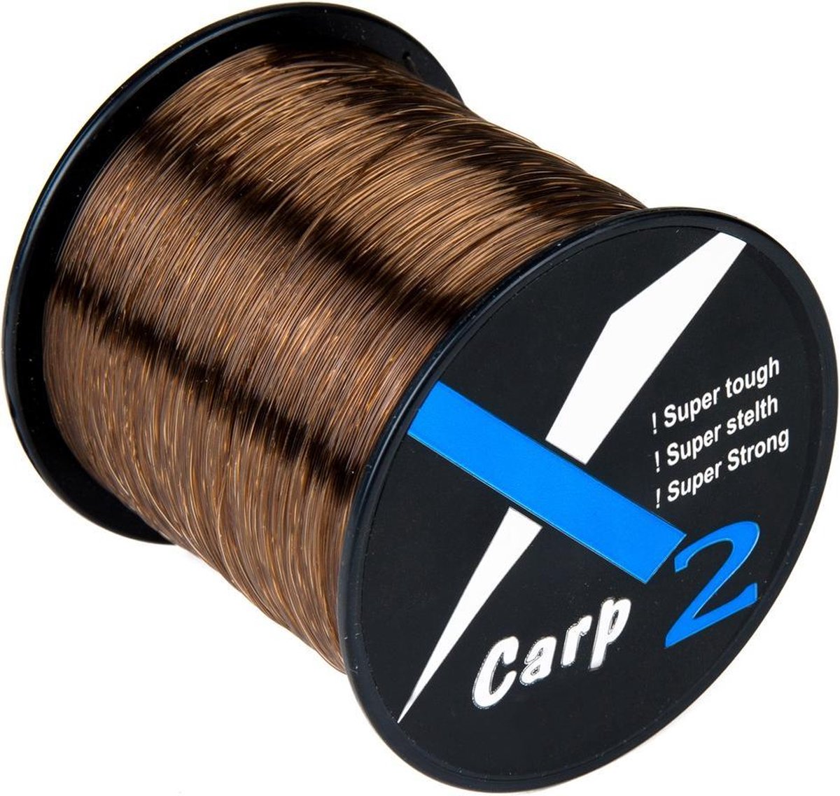 X2 Carp - Karper Nylon Vislijn - Karperlijn - 0.35mm - 825m - Bruin - X2