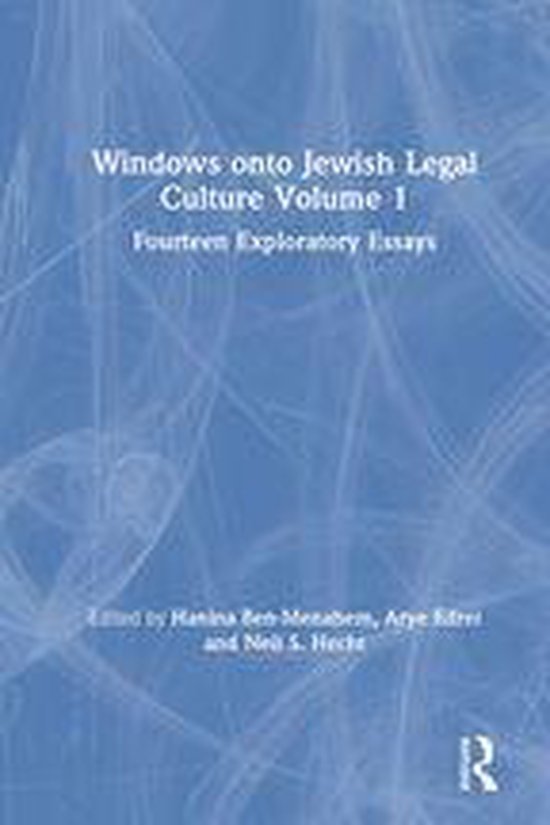 Windows onto Jewish Legal Culture Volume 1 - cover