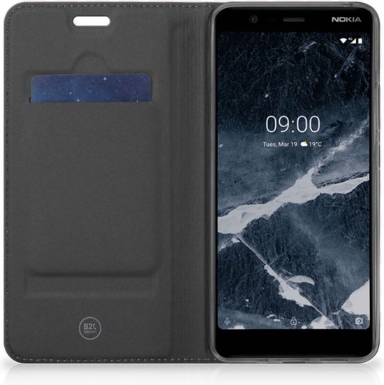 Coque Nokia 5.1 (2018) avec Magnet Waves Rose