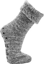 Topsocks Luxury Wool huissokken grijs 45-48
