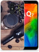 LG Q7 Siliconen Case Wijn