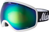 Melon Chief goggle white / black logo / green chrome