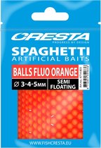 Cresta Spaghetti Balls 15St. Fluo Orange