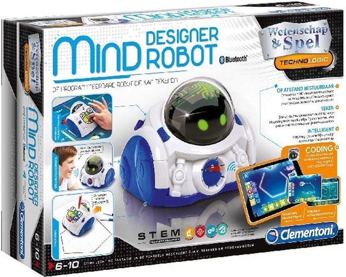 Clementoni Coding Lab - Mind Designer - Robot speelgoed - Met  Spraakherkenning,... | bol.com
