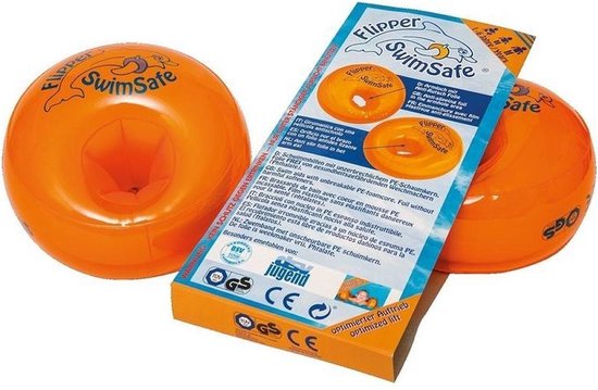 Flipper Swimsafe - zwembandjes  - oranje - 2 stuks - EF-1010 - Flipper Swimsafe