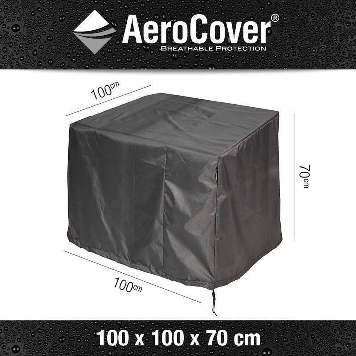 AeroCover loungestoelhoes 100x100xh70 - antraciet | bol.com
