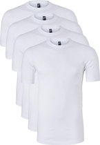 Actie 4-pack: Alan Red T-shirts Virginia - O-hals - wit -  Maat L
