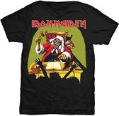 Iron Maiden Heren Tshirt -2XL- Deaf Sentence Zwart