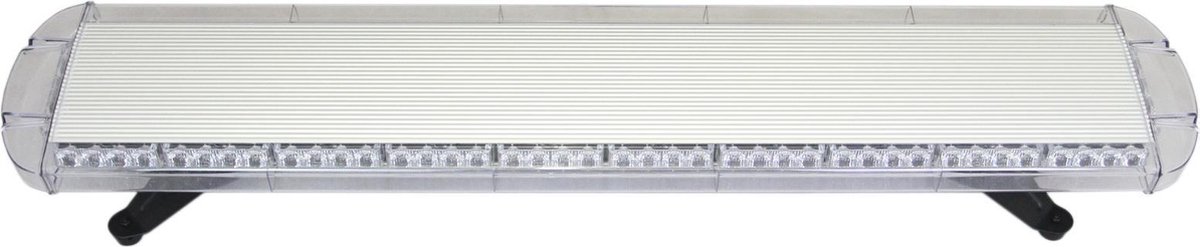 LED Zwaailicht Balk Oranje 1200mm - Zwaailamp - GRATIS bevestigingsbouten - Rubbere beschermende voet - ECE R10 en IP67 gecertificeerd
