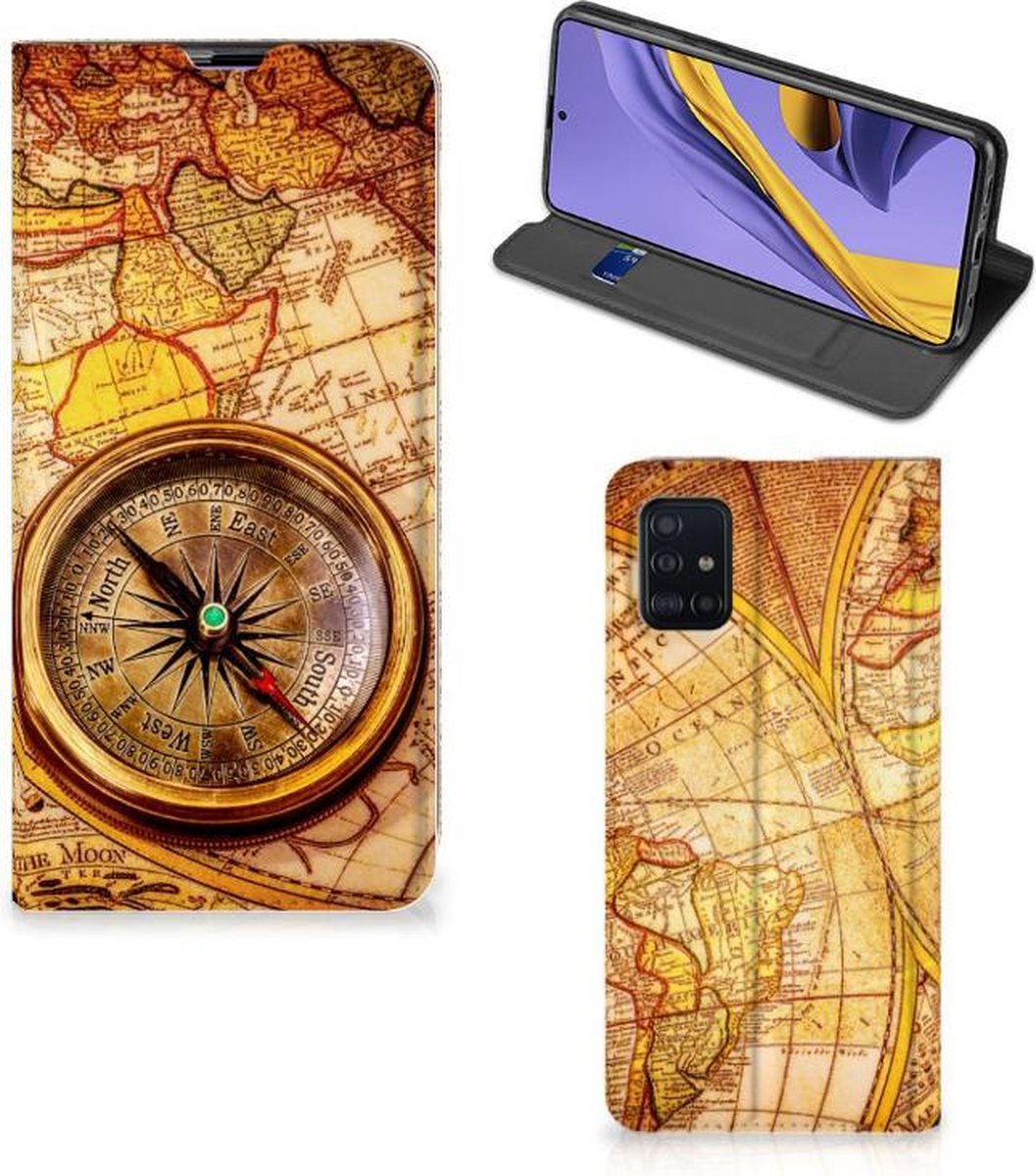 Samsung Galaxy A51 Book Cover Kompas