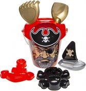 Lg-imports Strandspeelgoed Piraten Met Emmer 6-delig Multicolor 18 Cm