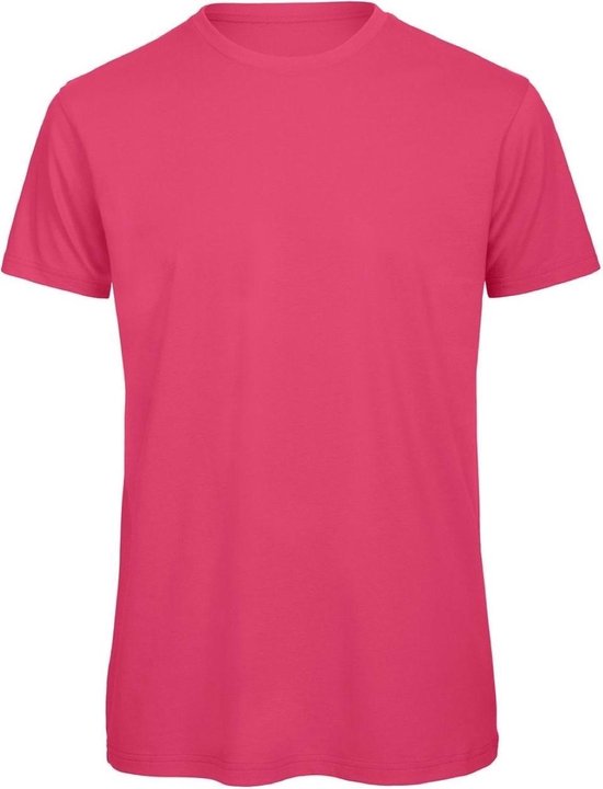 Senvi 5 pack T-Shirt -100% biologisch katoen - Kleur: Fuchsia- 3XL
