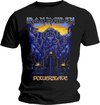 Iron Maiden - Dark Ink Powerslaves Heren T-shirt - L - Zwart