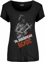 AC/DC Dames Tshirt -L- Jailbreak Zwart