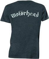 Motorhead - Distressed Logo Heren T-shirt - M - Grijs