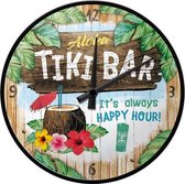 Wandklok Aloha Tiki Bar