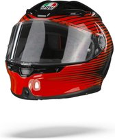 Agv K6 Max Vision Rush Black Red  Integraalhelm - Motorhelm - Maat M/S