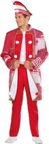 Rubie's Verkleedjas Prins Carnaval Heren Rood/wit Maat 56