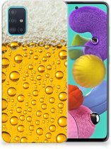 Geschikt voor Samsung Galaxy A51 Siliconen Case Bier