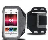 Sportarmband Apple iPhone 11 / 11 Pro / 11 Pro Max Fabric/Stof - Grijs / Donker Grijs