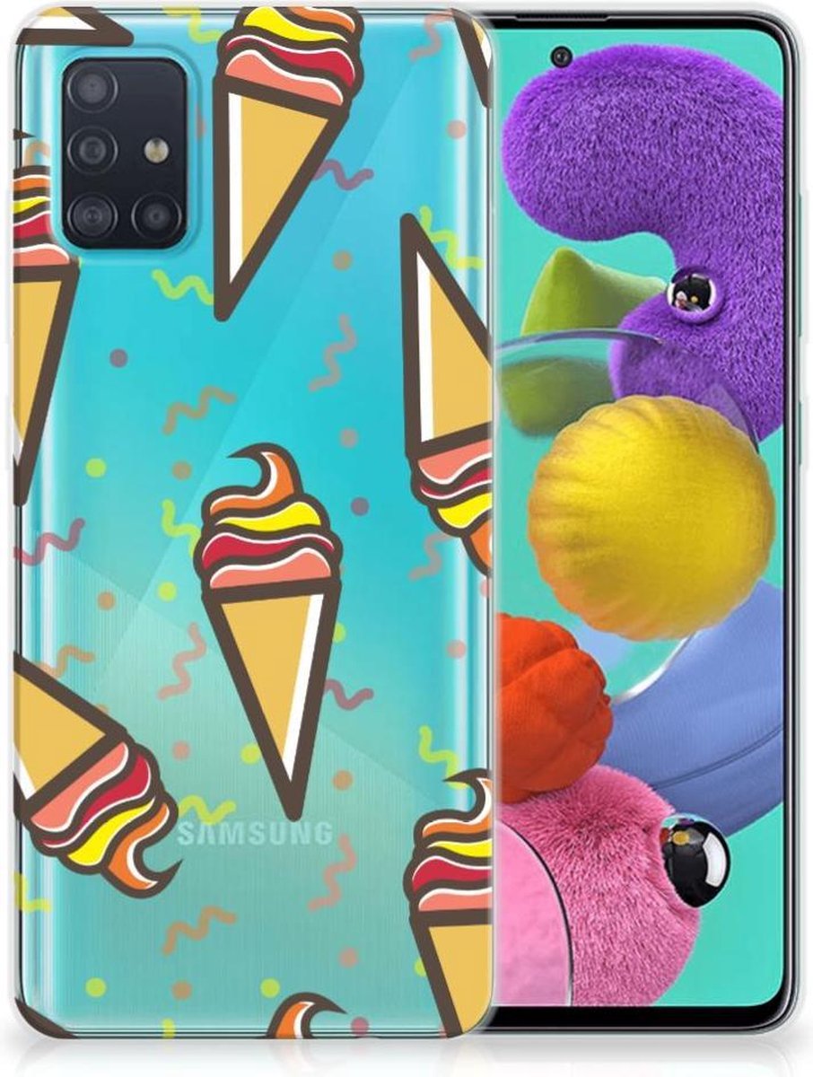 Samsung Galaxy A51 Siliconen Case Icecream