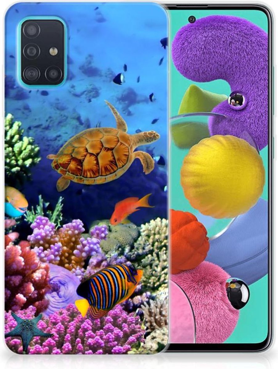 Samsung Galaxy A51 TPU Hoesje Vissen
