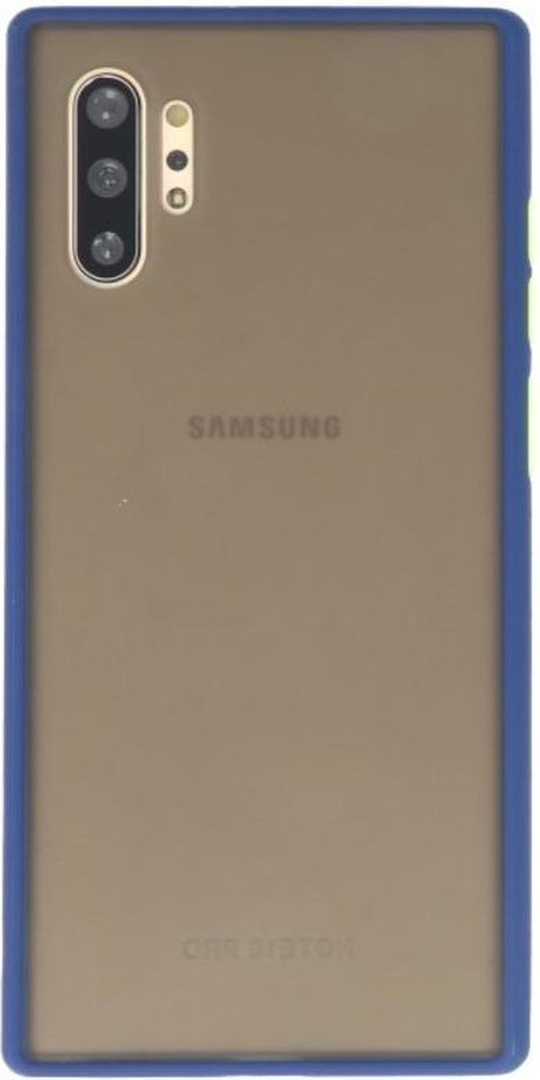 Samsung Galaxy Note 10 Plus Hoesje Hard Case Backcover Telefoonhoesje Blauw