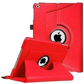 geschikt voor iPad 2018 9.7 inch PU leren Draaibare hoes Rood